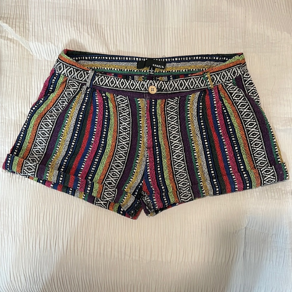 Kaisely knitted 100% Cotton Shorts Size L